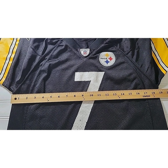 NFL Pittsburgh Steelers Ben Roethlisberger Football Jersey Youth‎ Large Reebok - Picture 8 of 9